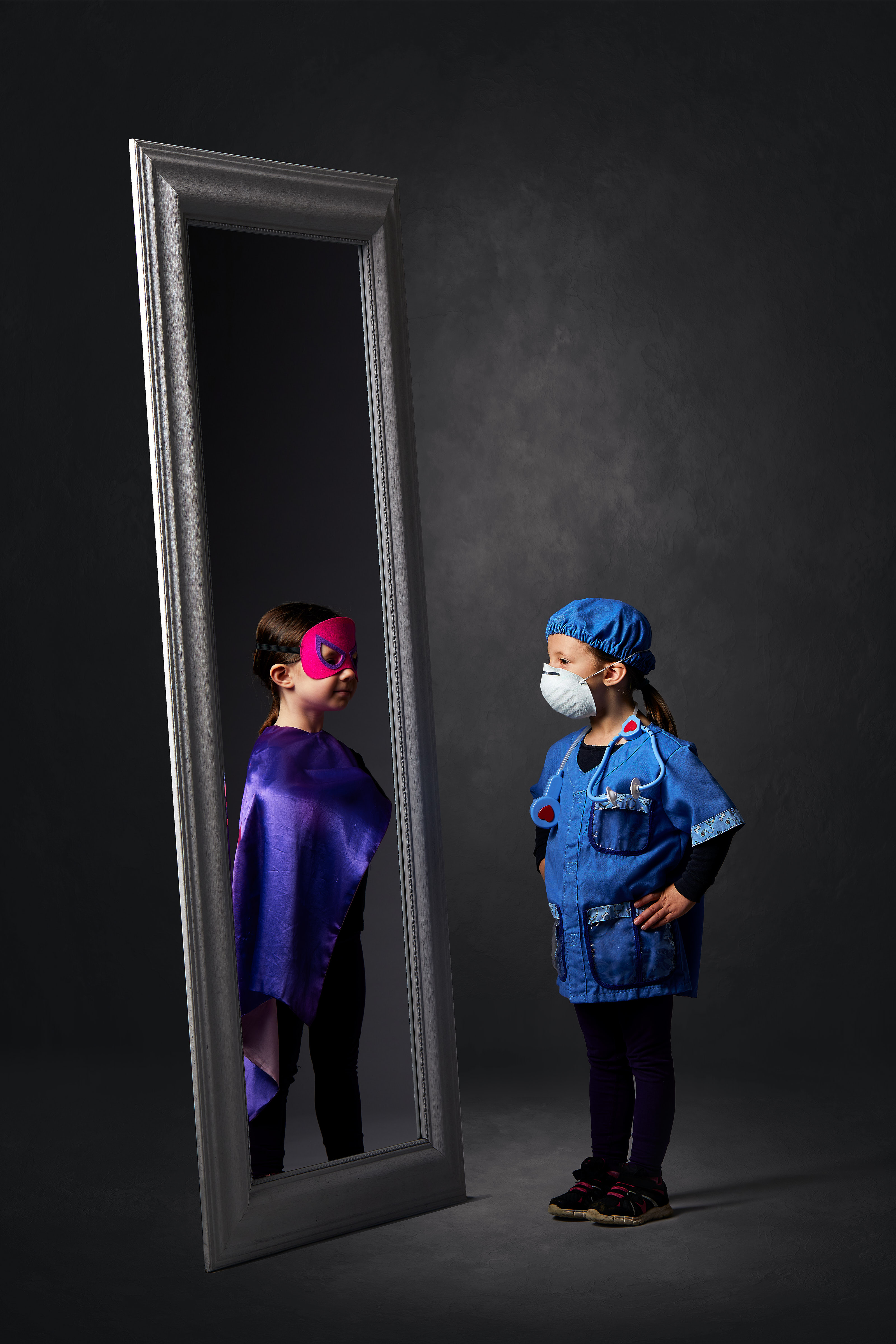 Coppola Photography Nurse Healthcare Hero PPE Child Mask