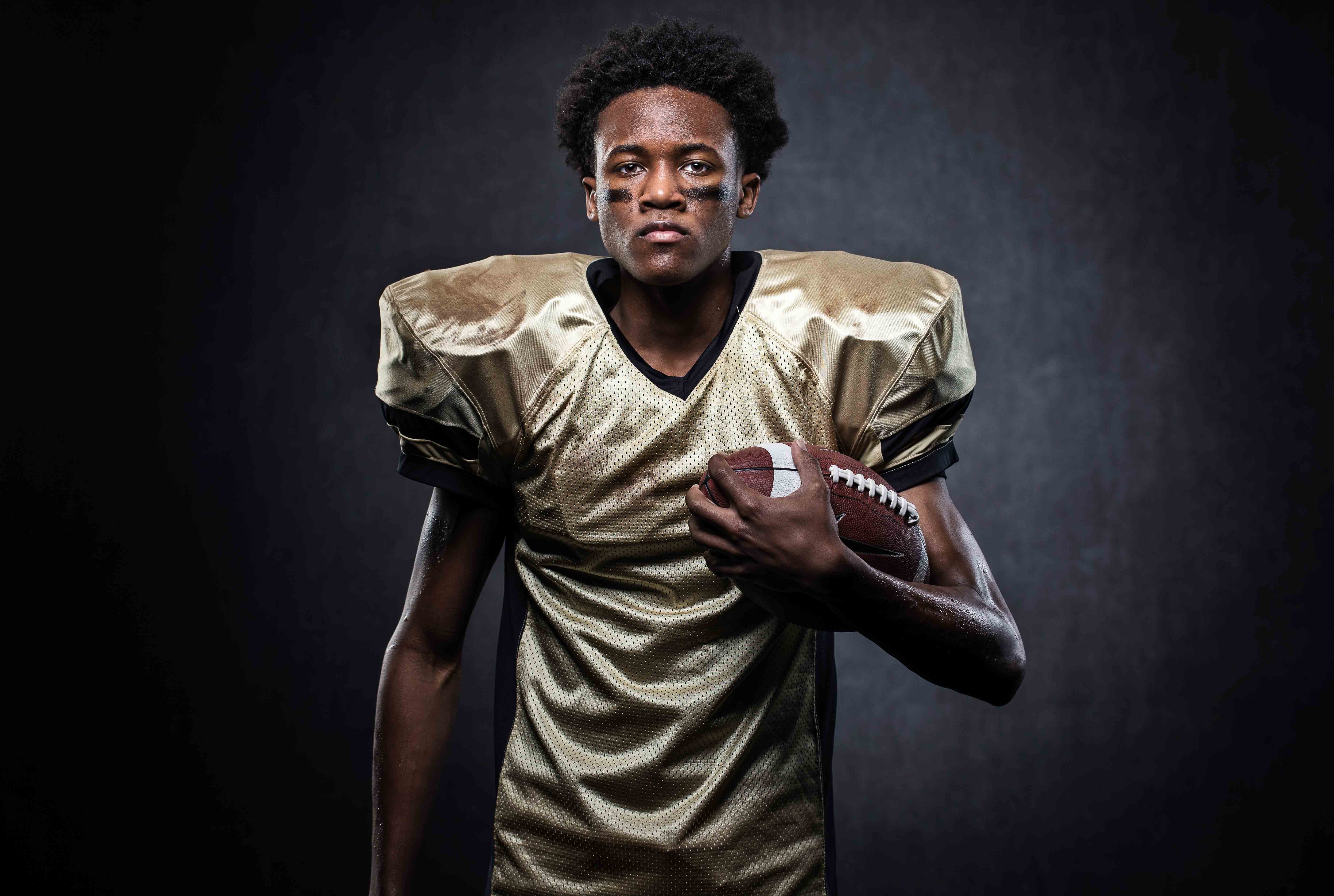 Football Athlete Portrait - Coppola Photography